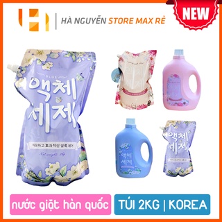 [FREESHIP] Nước Giặt Xả Blue Hàn Quốc Hương Thảo Mộc Chính Hãng 2000ML