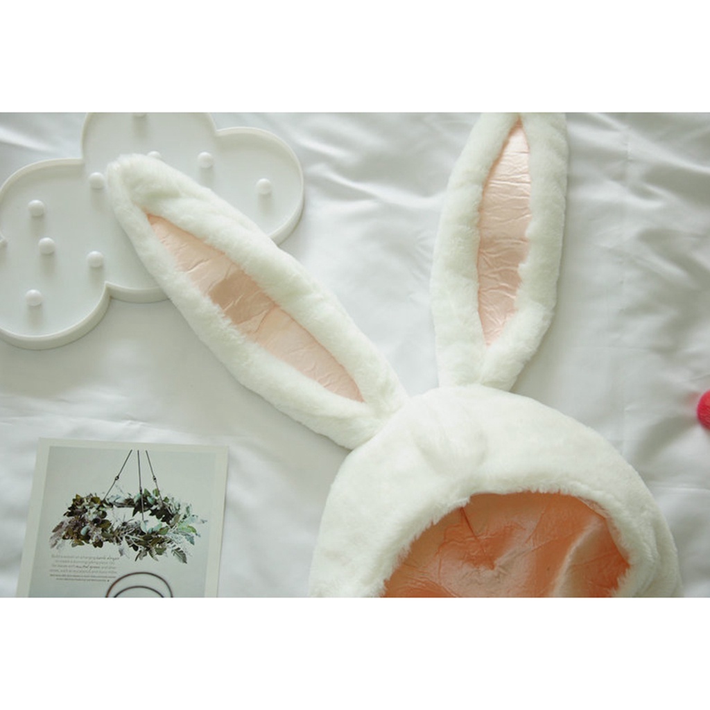Mũ thỏ Tai dài Trang phục thỏ Trang phục ưa thích Trang phục Mũ nón Cosplay Mũ trùm đầu