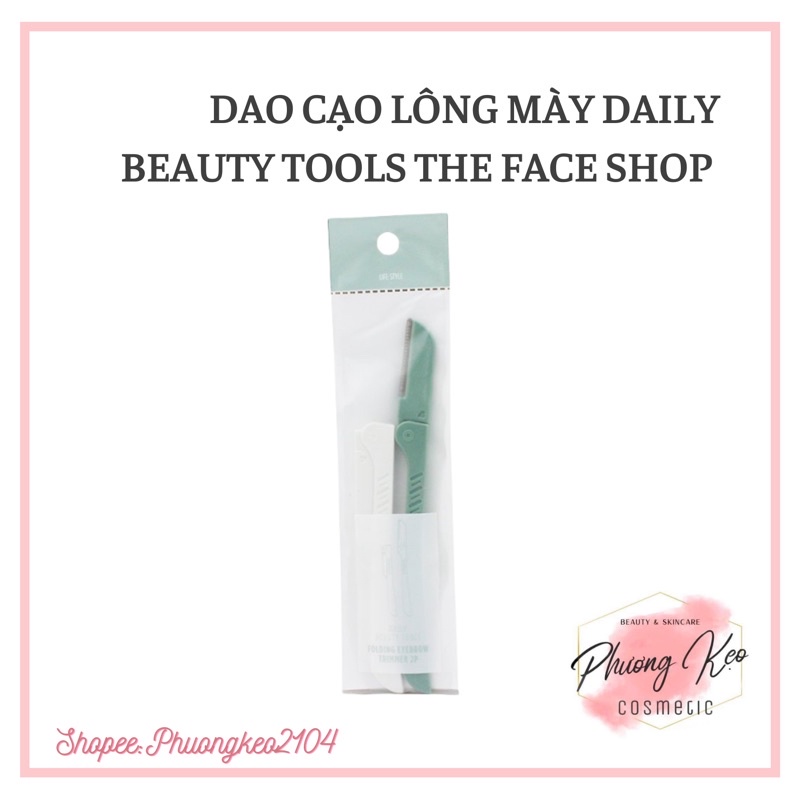 Dao cạo lông mày Daily Beauty Tools Folding Eyebrow Trimmer The Face Shop