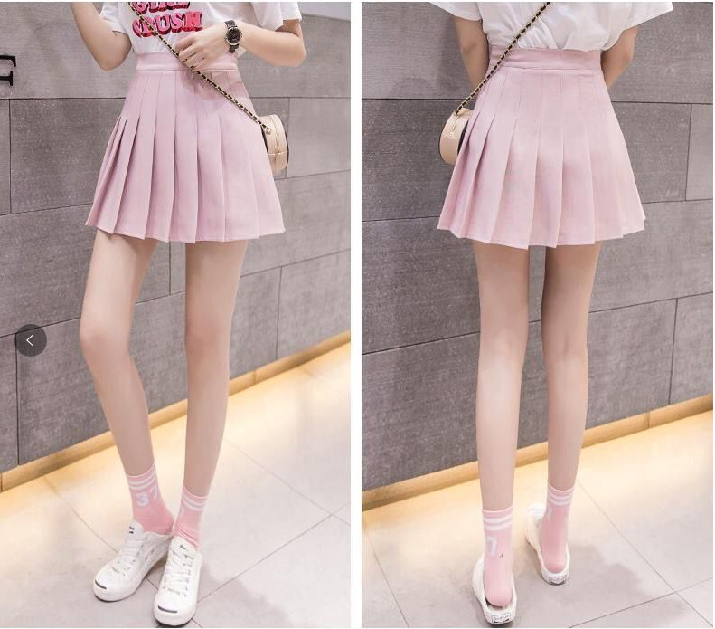 [Mã FAGREEN55 giảm tới 30K đơn 99K] Váy mini xếp ly có quần trong cạp cao phong cách Hàn Quốc | BigBuy360 - bigbuy360.vn