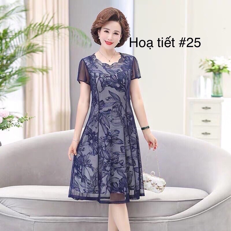 Đầm trung niên HH01 mới nhất 2020