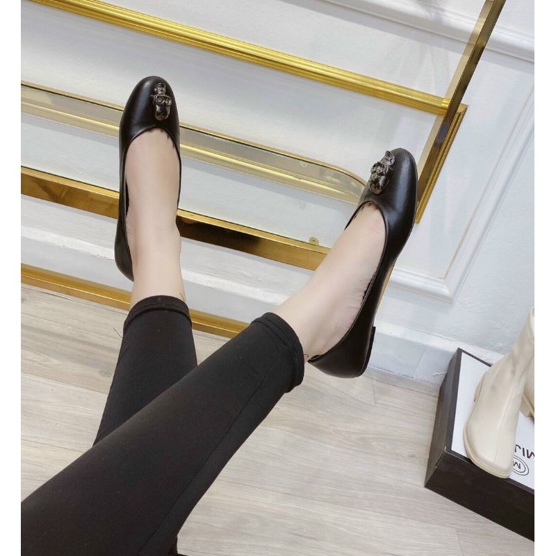 JHGiày Bệt Đầu Lâu Queen Da Mềm Êm Fullbox Cao Cấp