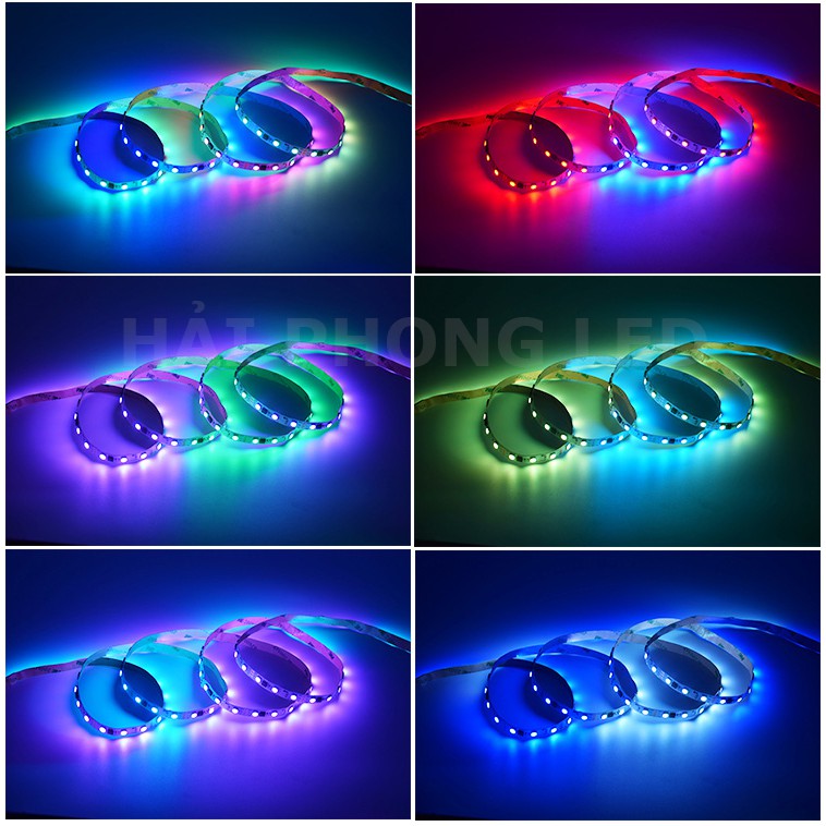[Full Bộ]Led Dây Dán Full Color Chạy Hiệu Ứng Đẹp Mắt - IC Chất Lượng Cao 1903 Và Led 5050 Dải Đèn Led  NháyĐuổi