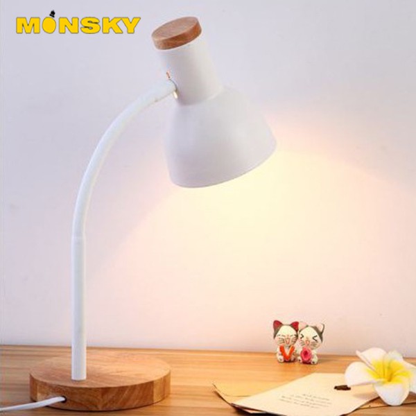 Đèn bàn MONSKY JIKUN phong cách hiện đại - kèm bóng LED chống lóa cận