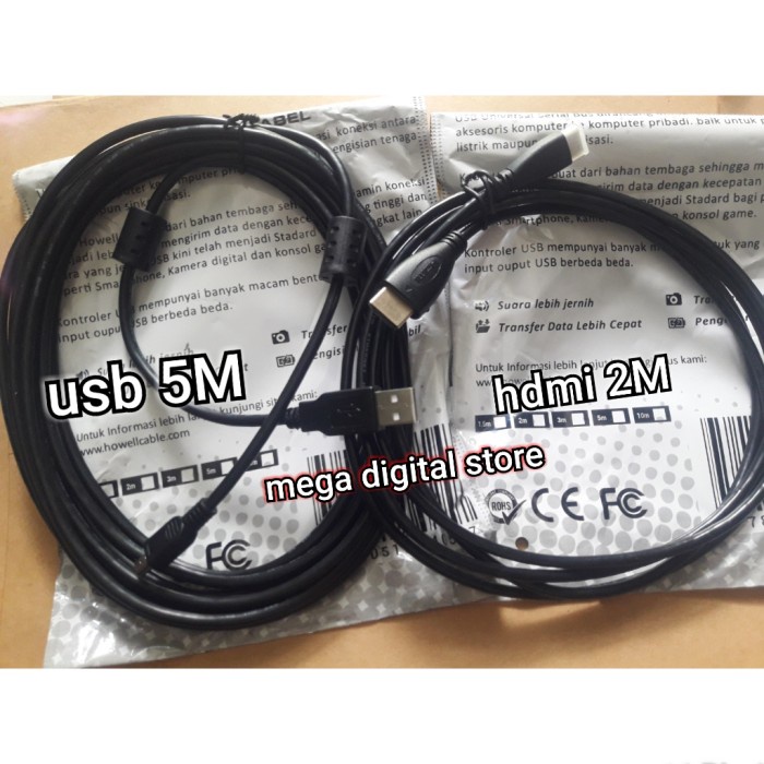 Phải có!! Túi Cáp Dữ Liệu Usb PLUS HDMI Cho CANON EOS 450D 500D 550D 600D 650D