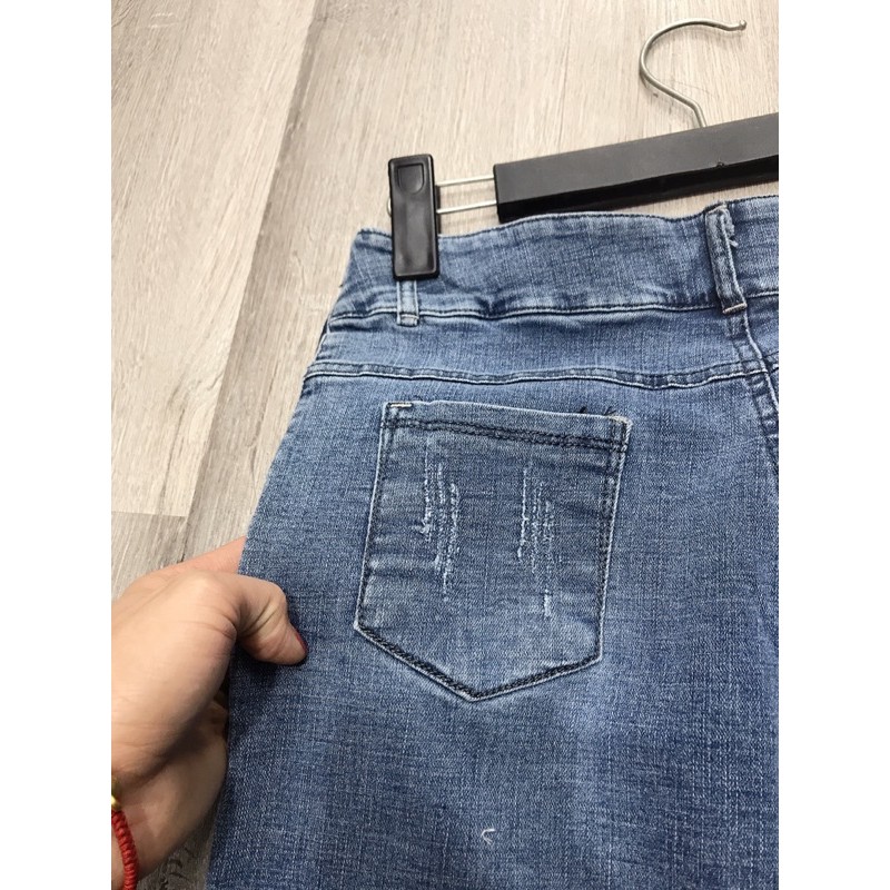 [40-75kg] Quần Bầu Baggy Jean Trẻ Trung Thoải Mái Tới Sinh