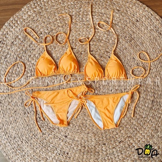 Bikini 2 mảnh màu cam sexy