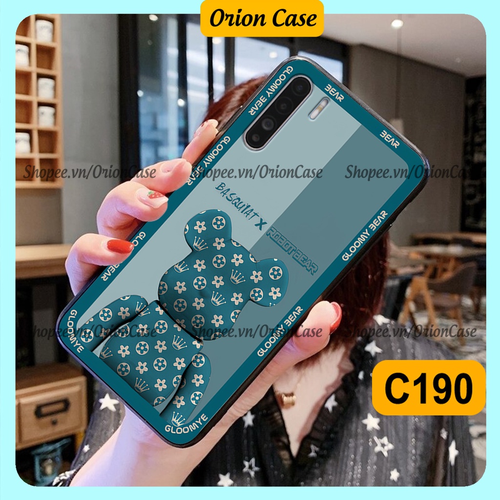 Ốp lưng Oppo A91 - Reno 3 - Reno3 in hình bearbrick 3D thời trang, cá tính. ốp chống sốc, bền đẹp