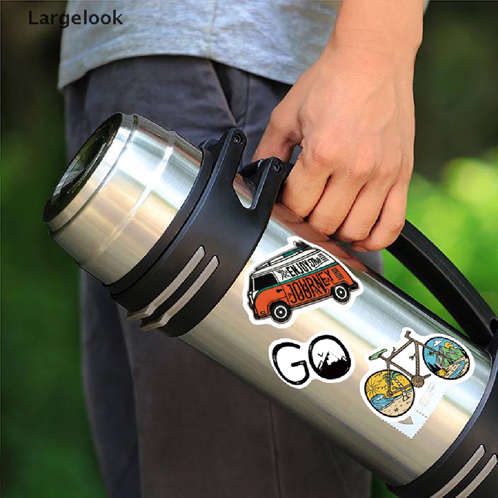 Bộ 50 Miếng Dán Trang Trí Du Lịch / Cắm Trại / Đi Bộ Dài