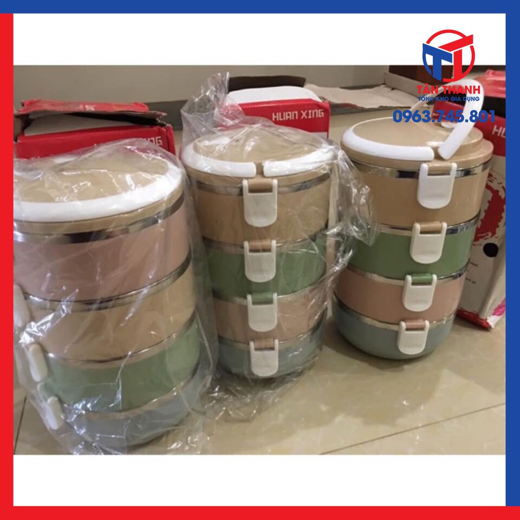 Cặp lồng 4 ngăn siêu tiện dụng cho công sở.