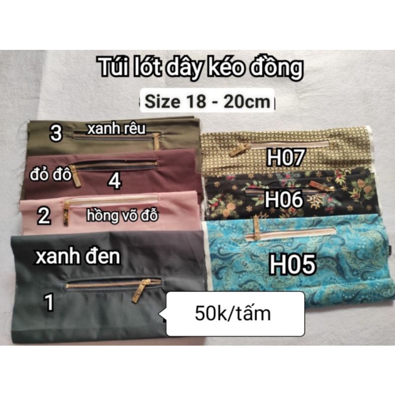 Túi lót may sẵn handmade