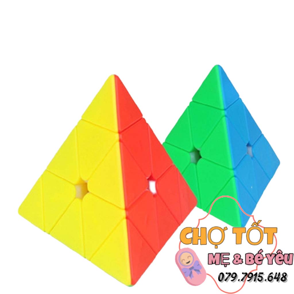Rubik Tam Giác - Rubik Kim Tự Tháp - Hàng Cao cấp: xoay trơn, bền, đẹp