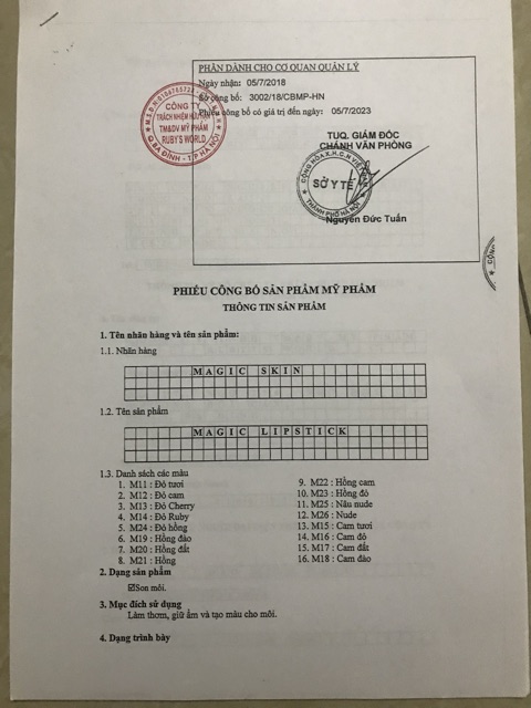 Son kem Magicliptick