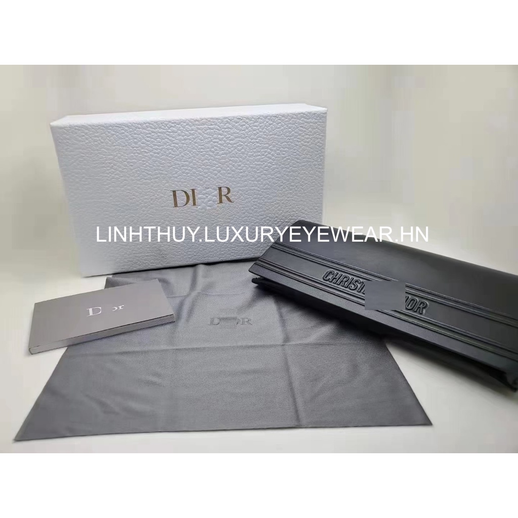 Hộp kính mắt CD trắng cao cấp auth