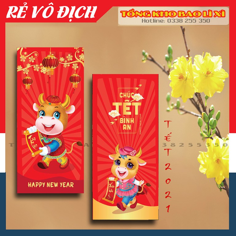 5c Bao Lì Xì Cao Cấp Tết 2021