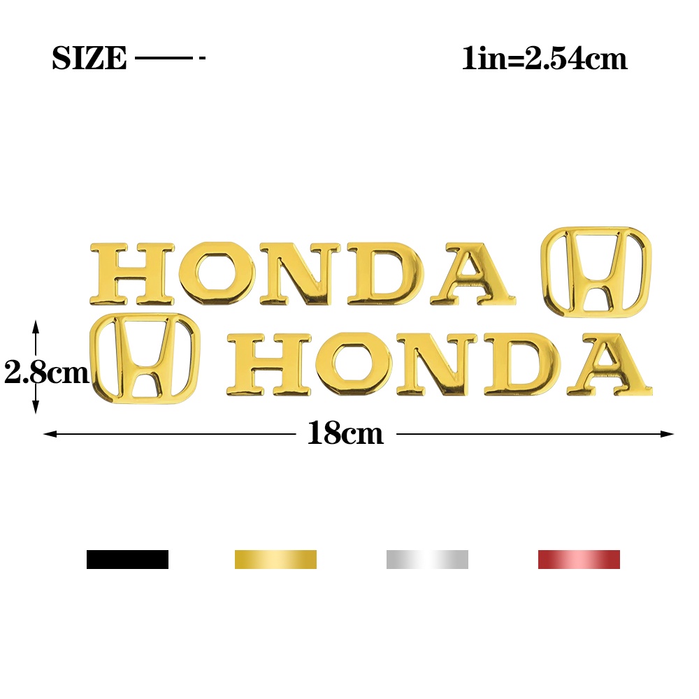 3D Xe máy Nhãn dán Honda Biểu tượng Keo mềmđề canPhụ kiện xe máy