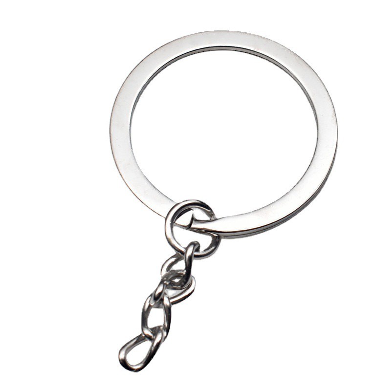 Bộ 10 Móc Khóa Bằng Sắt Móc Khóa Sắt Vòng Đôi Đơn Giản