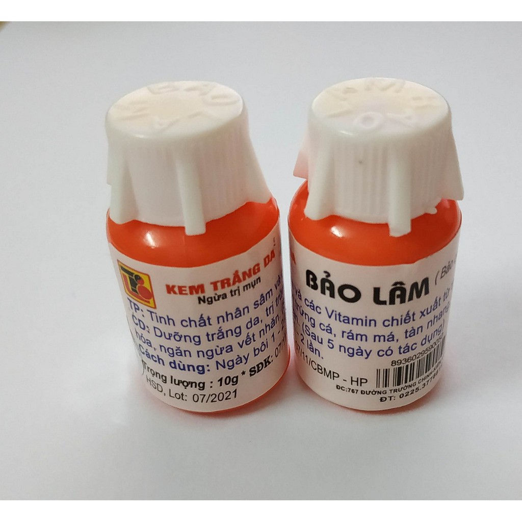 Sản phẩm y như trên ảnh kem Bảo Lâm 10g
