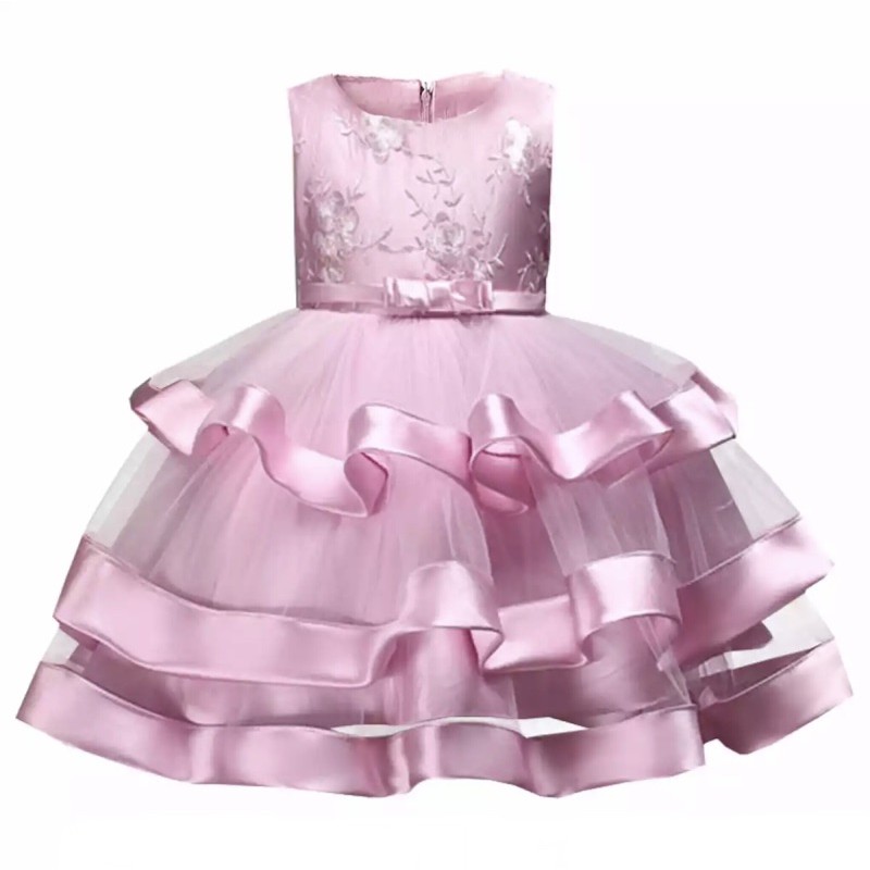 Đầm Công Chúa Cao Cấp Chân Váy 03 Tầng TiNa’s House... Cho Bé Từ 03-10Tuổi (Hàng 05,06 Lớp).