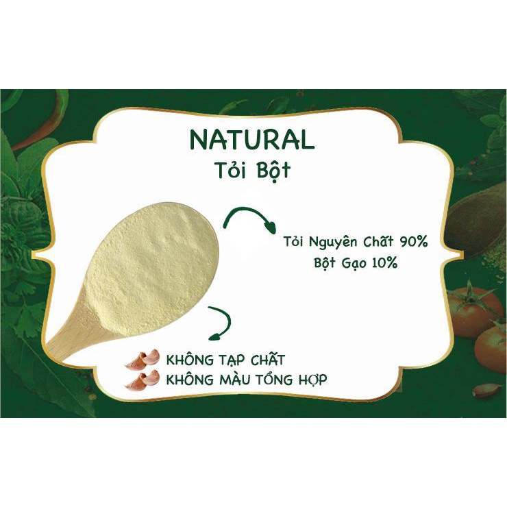 { COMBO 3 HŨ} NATURAL Tỏi Bột 60gr Dh Foods là gia vị tuyệt vời cho những ai ít thời gian chuẩn bị gia vị tươi mỗi ngày