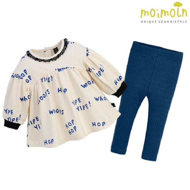 Bộ quần áo bé gái Moimoln Việt Nam xuất Hàn xinh xinh