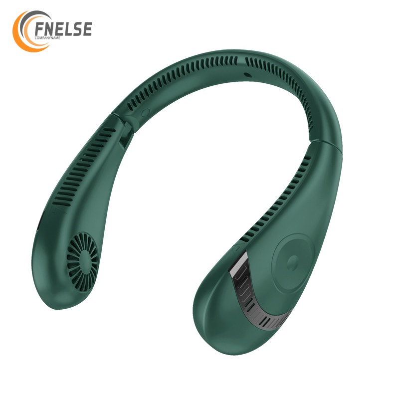 Quạt đeo cổ Fnelse dạng gập không cánh thiết kế sạc usb tiện dụng cho học sinh
