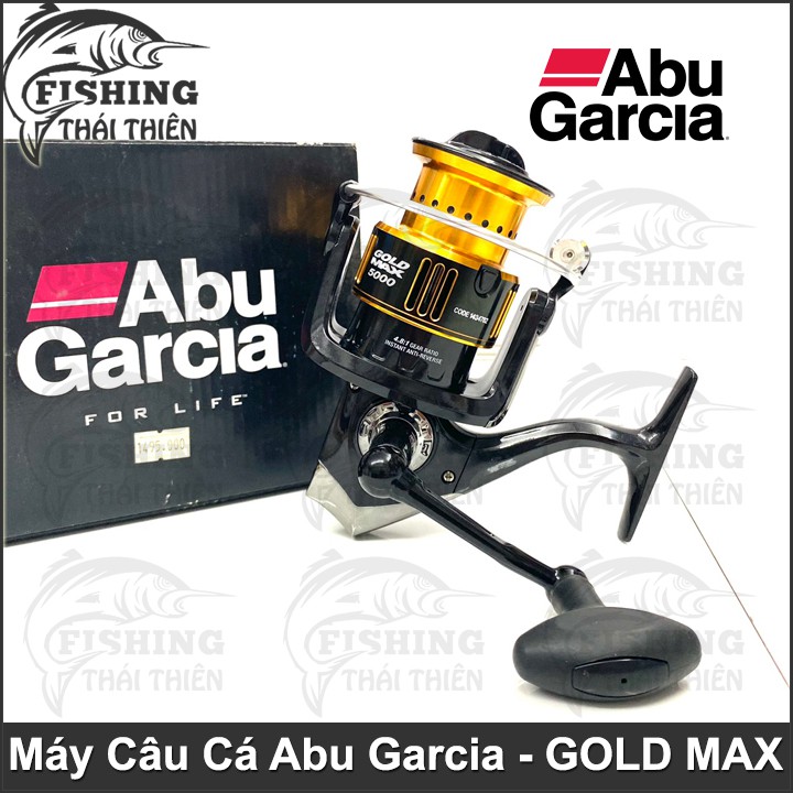 Máy Câu Cá Abu GoldMax 5000 Máy Đứng Cối Nông Xả Cước Nhanh Câu Lục Câu Biển Chính Hãng