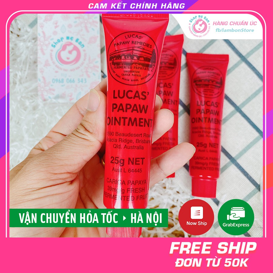 [CHUẨN AIR] Kem đa năng Lucas Papaw Ointment 25g - Chính hãng Úc