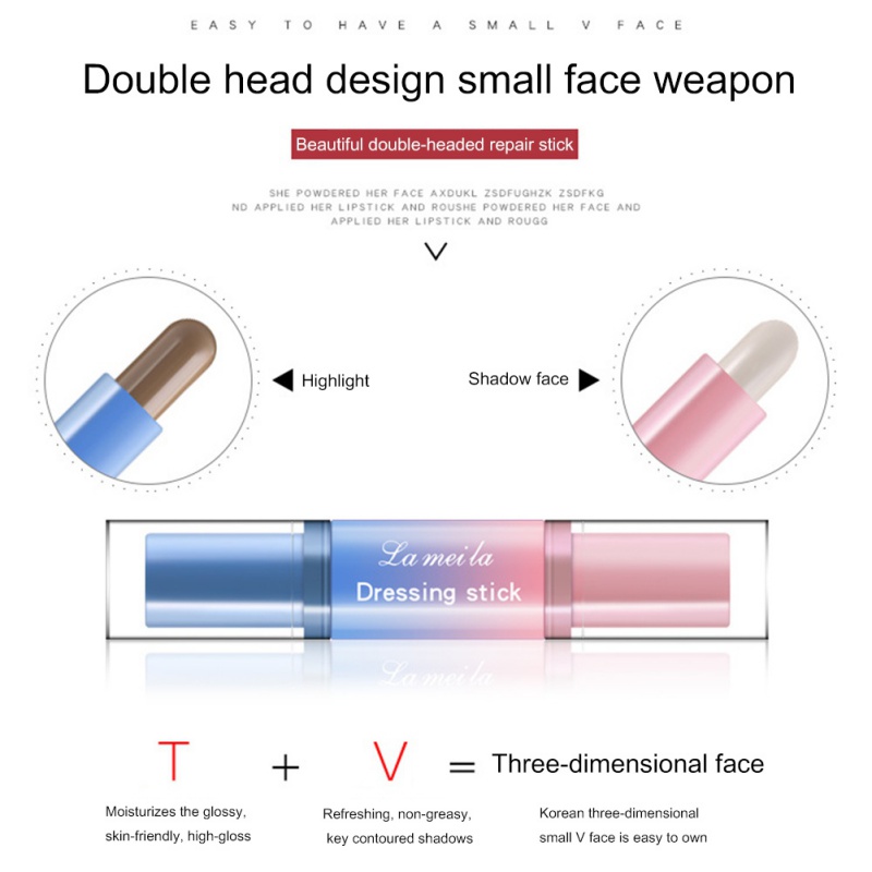 (Hàng Mới Về) Thỏi Kem Che Khuyết Điểm Bắt Sáng Hai Đầu Mịn Màng Không Thấm Nước | BigBuy360 - bigbuy360.vn