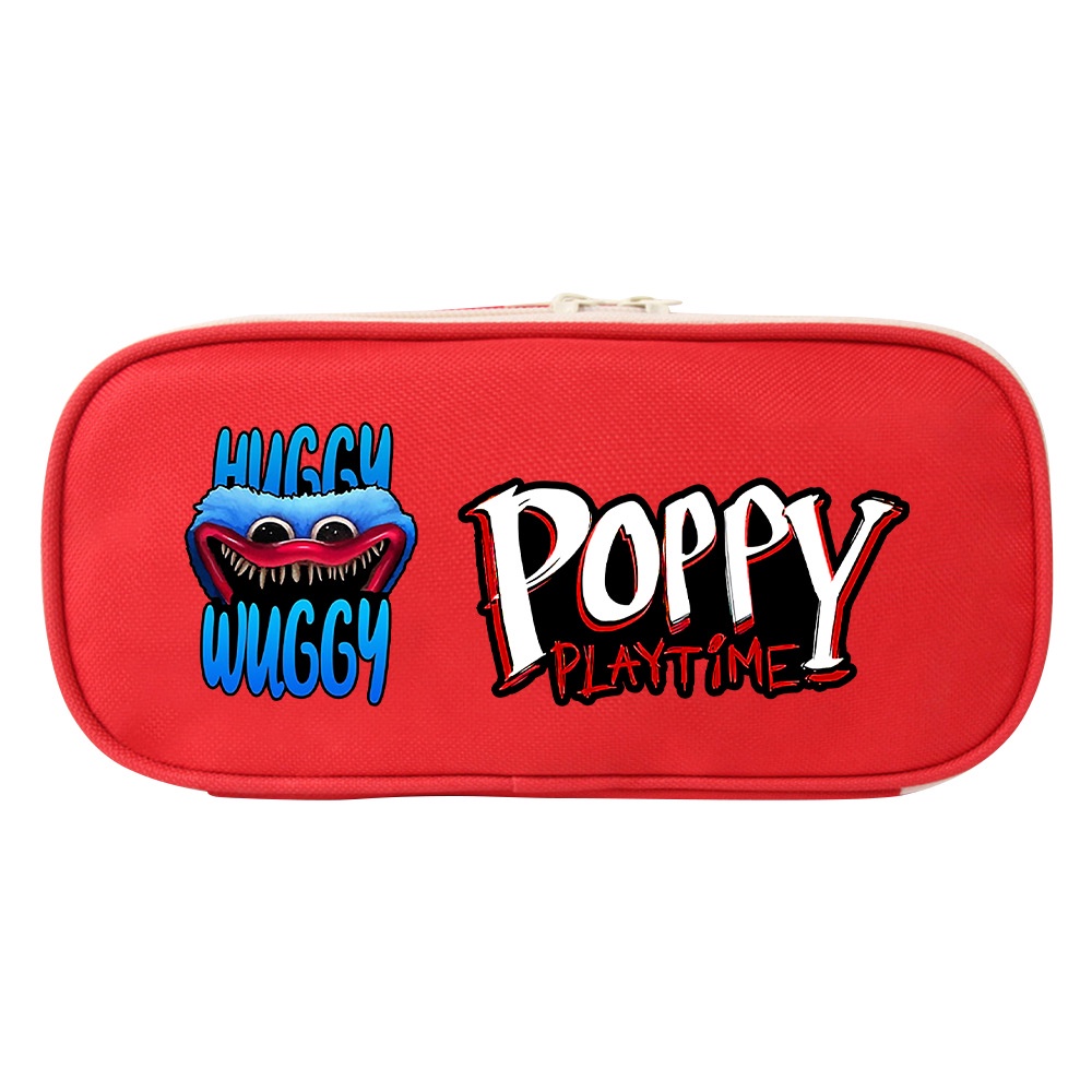 Túi Đựng Bút Vải Canvas Đa Năng Họa Tiết Hoạt Hình Anime Dễ Thương Cho Bé