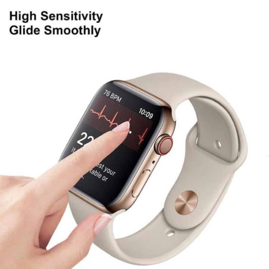 Kính cường lực 3D dán bảo vệ màn hình đồng hồ thông minh Apple iWatch 38mm 42mm