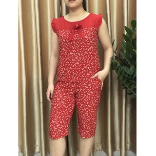 Đồ Bộ Mặc Nhà Tay Cánh Tiên Lụa Hàn Châu