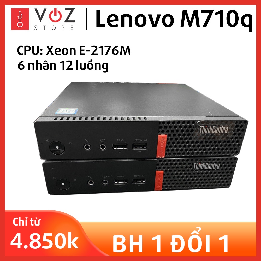 Máy tính Mini PC Lenovo M710q M910q Xeon E-2176M với 6 nhân 12 luồng