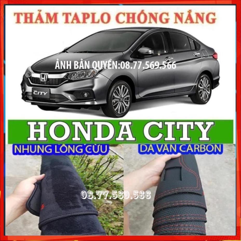 THẢM TAPLO HONDA CITY DA VÂN GỖ DA CARBON NHUNG LÔNG CỪU 3 LỚP CÓ CHỐNG TRƯỢT THẢM PHỦ LÓT CHE NẮNG TAPLO