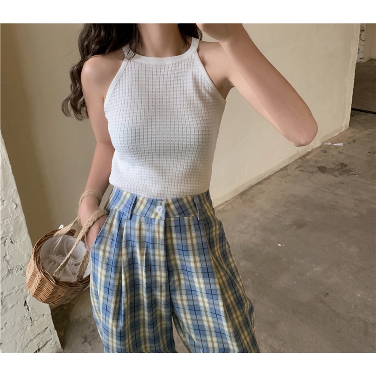 Áo yếm basic thun gân form dài DA525