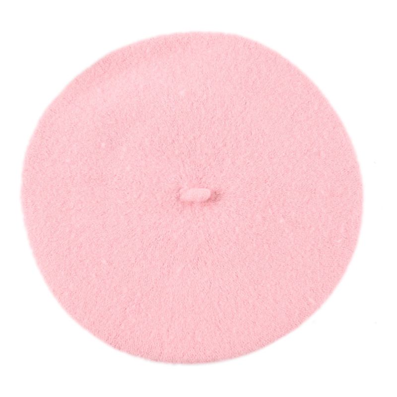 Mũ Nồi Unisex Màu Kẹo Trơn Dễ Thương Cổ Điển Thu Đông Cho Bé Sơ Sinh