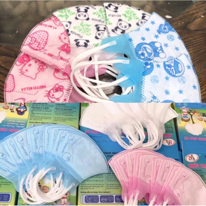 10 hộp khẩu trang 5D mask NAM ANH trẻ em