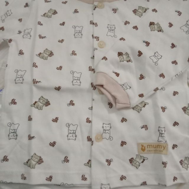 5 áo dài tay sơ sinh mumy