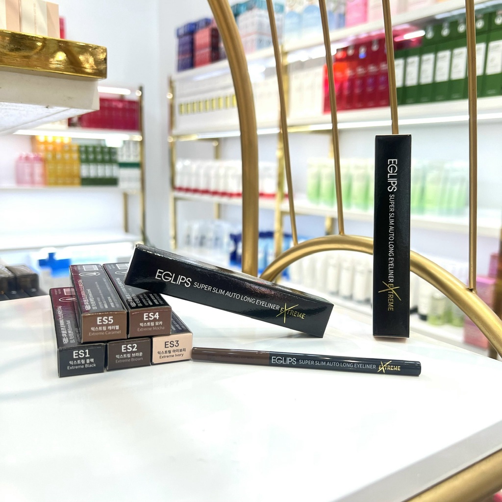 (CÓ BILL) Kẻ Mắt EGLIPS Super Slim Auto Long Eyeliner Extreme 0.05g