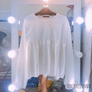 Áo babydoll tay dài