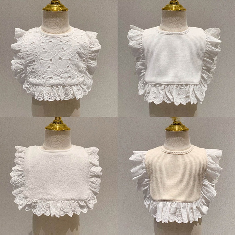 Yếm ăn cotton mềm mại thích hợp cho bé sơ sinh