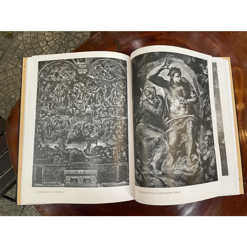 Sách - [Artbook khổ lớn in giấy mỹ thuật] Các tác phẩm hội hoạ Michel-Ange – Ấn bản Phaidon Press - Trường Phương Books