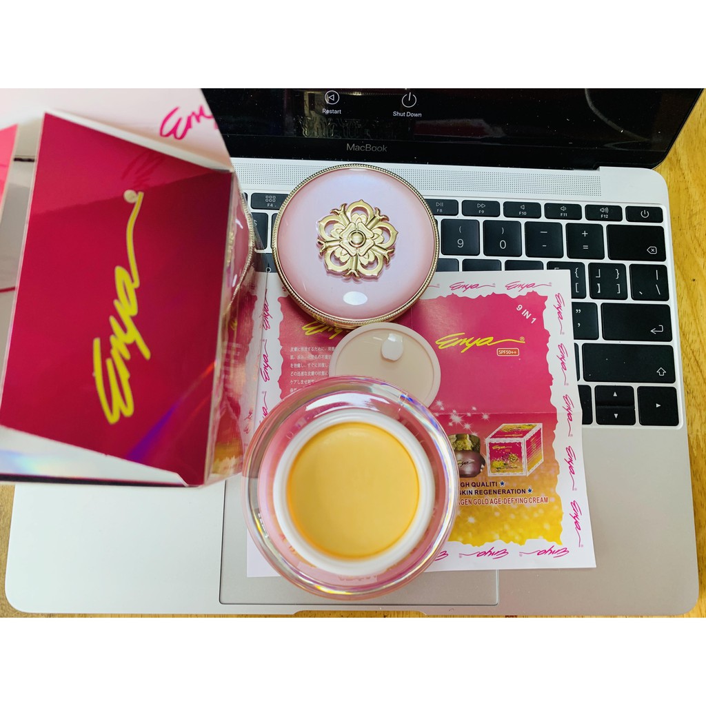 KEM ENYA VÀNG XOÁ THÂM NÁM - PHỤC HỒI DA 9 TRONG 1 - 25G - ENYA WHITENING COLLAGEN GOLD AGE-DEFYING CREAM