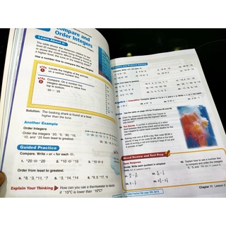 [Freeship]Bộ đẹp 3c - Full Colours - Math - Houghton Mifflin - Grade 6