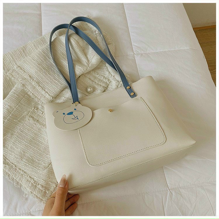Túi tote công sở đeo vai tặng kèm ví vừa A4 P056
