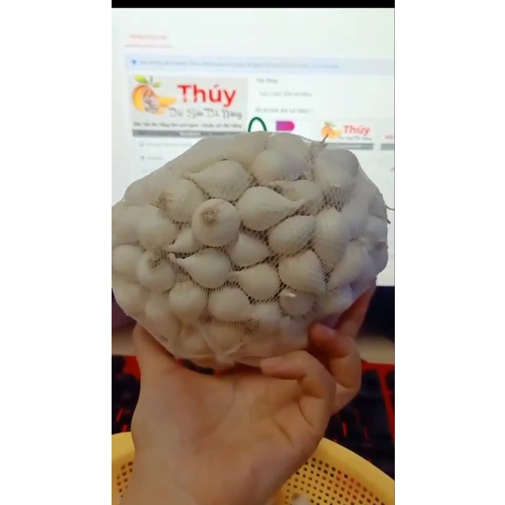 Tỏi cô đơn Lý Sơn chính gốc túi 500gr hàng chuẩn to đẹp củ mẩy chọn kỹ cam kết  không có củ óp