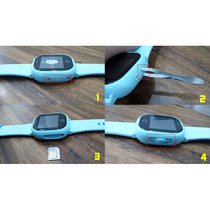 Đồng Hồ Định VỊ Kidcare 06S Chống nước có camera