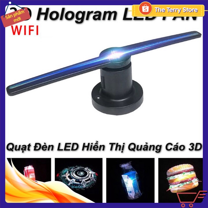 ✴️ Quạt Quảng Cáo 3D Hologram WIFI Z45
