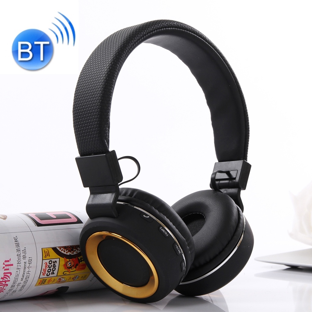 SAMSUNG Tai Nghe Chụp Tai SH-18 Bluetooth Không Dây Âm Thanh Nổi 3.5mm Hỗ Trợ Thẻ TF & FM Cho iPhone / iPad / iPod / HTC / Sony / Huawe