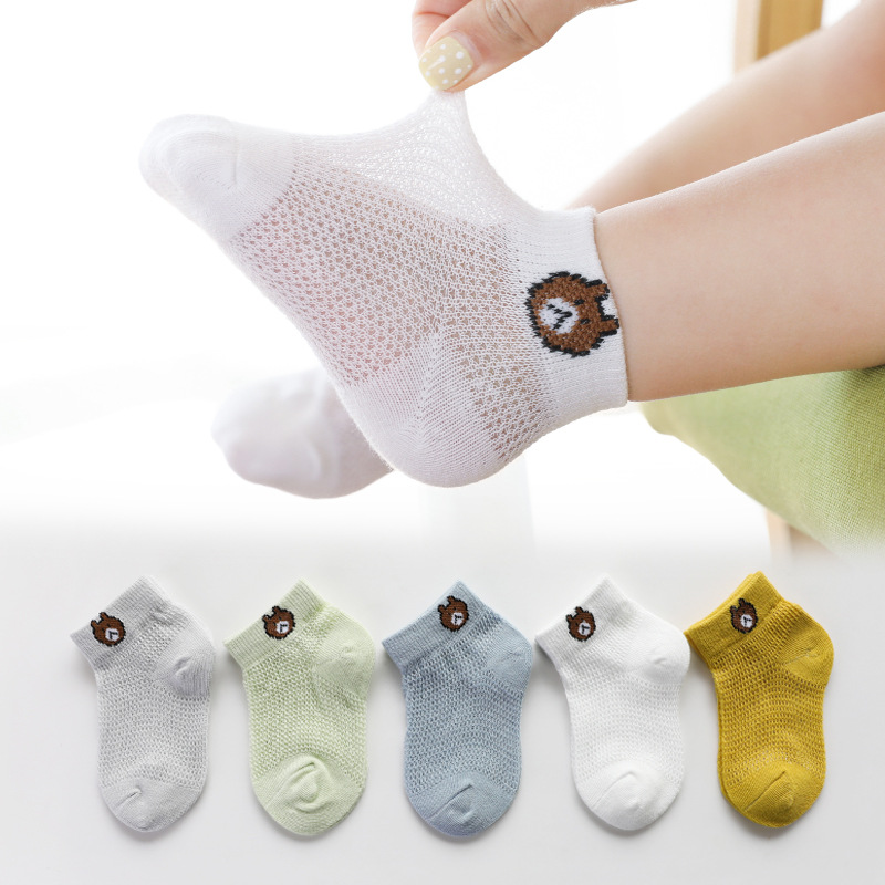 Vớ Cotton Mỏng Xinh Xắn Cho Bé